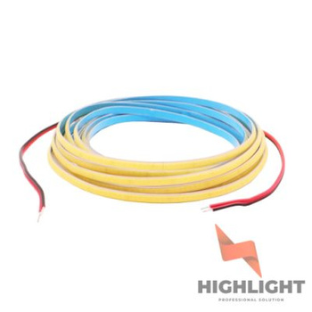 Taśma LED COB 24V IP20 6W Slim  Biała Zimna