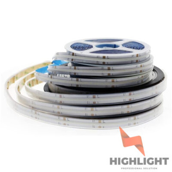 Taśma LED COB RGBW Ciepła IP67 24V 16W wodoszczelna 896 LED – 1 metr