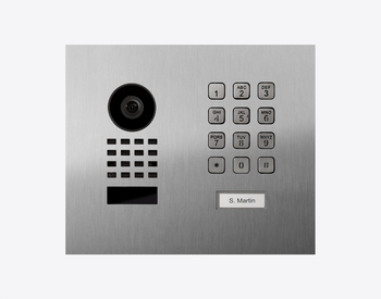 Wideodomofon IP DoorBird D1101KH do montażu podtynkowego z klawiaturą i przyciskiem przywołania