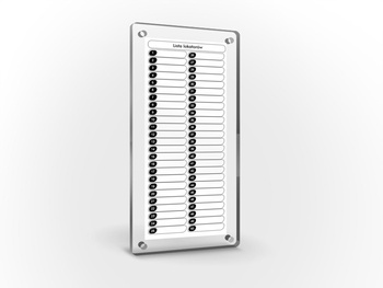 WL-03NL - RAMKA NA NAZWISKA DO DOMOFONU WL-03NL-v2