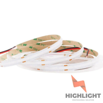 Taśma LED COB 24V  IP20 10W Niebieska