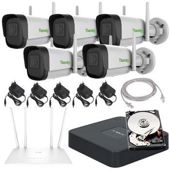 Zestaw monitoringu bezprzewodowego WiFi Tiandy 5