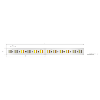 TAŚMA LED K-RGBW27T65-1200-24