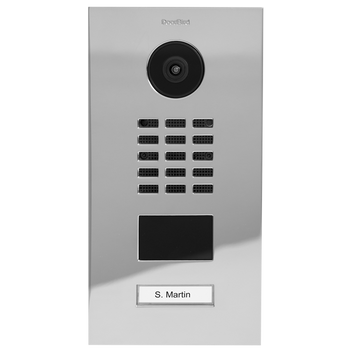 Wideodomofon IP DoorBird D2101V do montażu podtynkowego z czytnikiem RFID