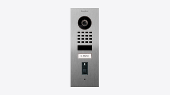 Wideodomofon IP DoorBird D1101FV do montażu podtynkowego z czytnikiem lini papilarnych
