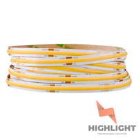 Taśma LED COB 24V IP20 8W Biała Zimna