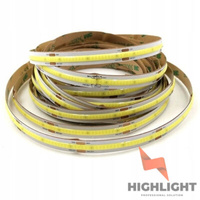 Taśma LED COB 24V IP65 10W Biała Zimna