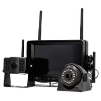 Zestaw monitoringu mobilnego FullHD bezprzewodowego z 2 kamerami i funkcją nagrywania VIDI-MM-4CH-WIFI